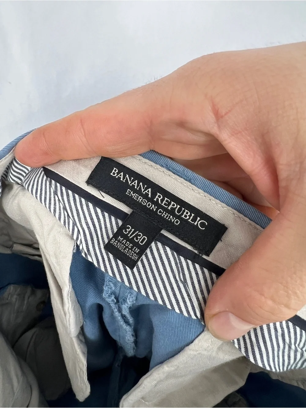 J. Crew and Banana Republic lot of Chino Pants in Brown and Blue 31x30